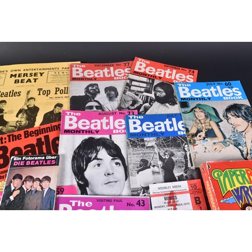 173 - The Beatles - a collection of assorted vintage Beatles related ephemera, comprising; a German 'Ein F... 