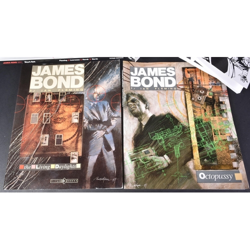 18 - A collection of 9 x vintage James Bond comic books by Titan Books. Titles to include: Octopussy (198... 