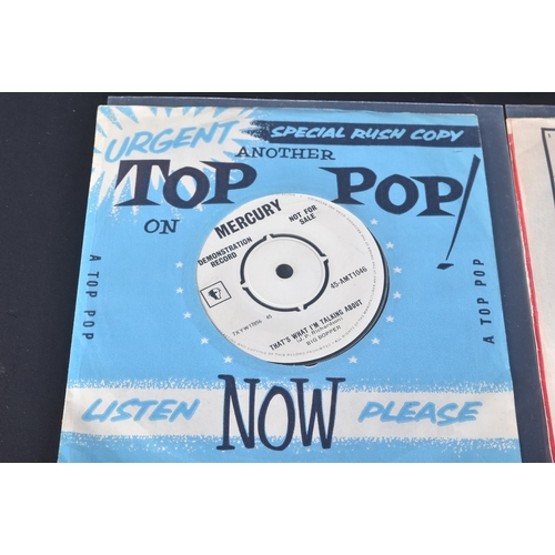 181 - Gene Vincent / The Big Bopper - Demonstration Records - a collection of x4 45rpm demo records, compr... 