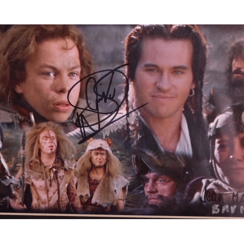 183 - Willow (1988) - Warwick Davis and Jean Marsh - autographed framed print depicting the characters fro... 