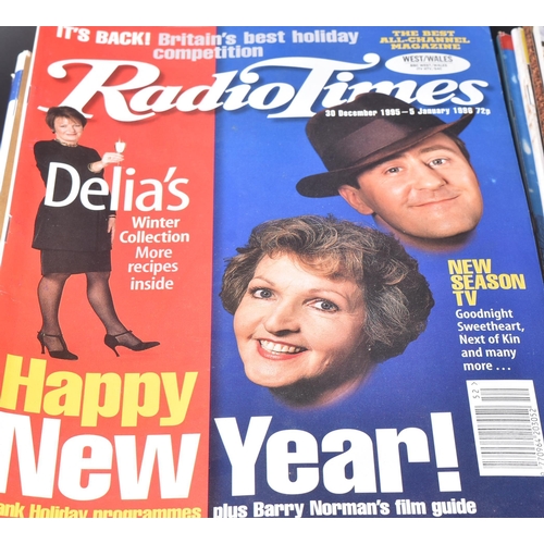 186 - Radio Times & TV Times - a collection of 35+ late 1970s to early 1990s Christmas issues of both maga... 