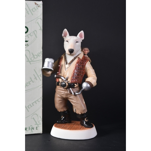 191 - Doggie People - Robert Harrop - DPC287W White Bull Terrier Pirate - Limited Edition To 150. Highly d... 