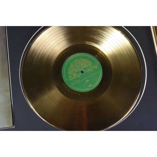 217 - Cliff Richard - Cliff - gold disc 'Presented To Commemorate The 40th Anniversary '. Mounted alongsid... 