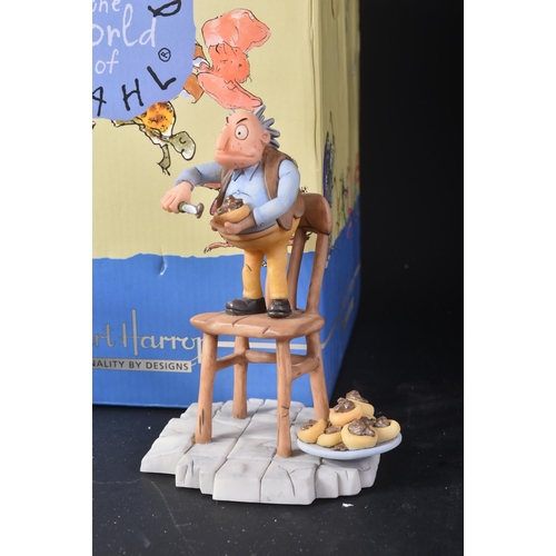 221 - The World Of Roald Dahl - Robert Harrop - x2 boxed figurines: RD01 Willy Wonka and RD22 Bunce. Highl... 