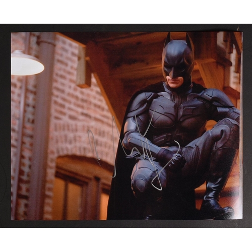 222 - Christian Bale - Batman The Dark Knight Trilogy - autographed 8x10