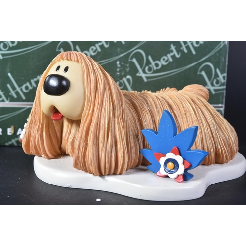 244 - The Magic Roundabout - Robert Harrop - x2 boxed figurines / statues: MR01 Dougal and MR02 Florence. ... 