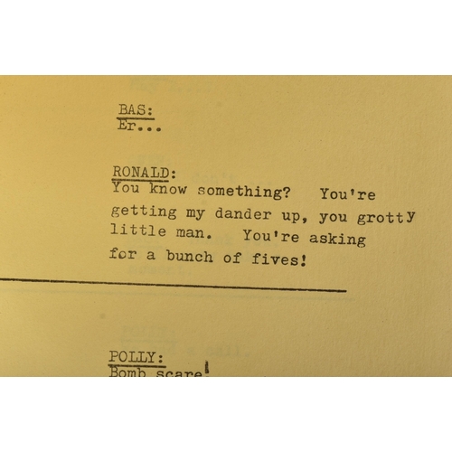 250 - Fawlty Towers (BBC Sitcom 1975-1979) - an original 1979 Camera Script for the Series 2 episode 'Basi... 