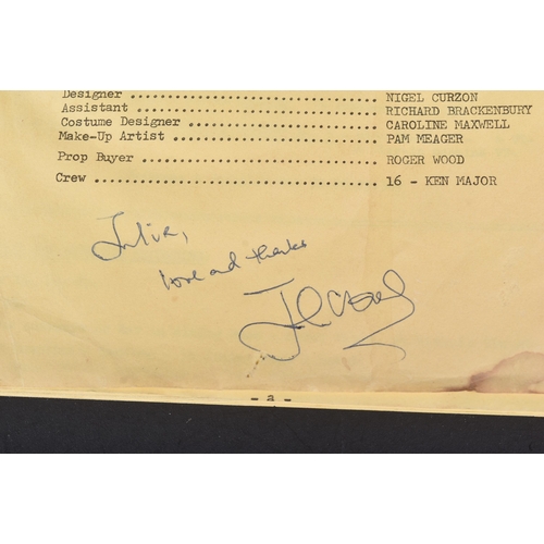 250 - Fawlty Towers (BBC Sitcom 1975-1979) - an original 1979 Camera Script for the Series 2 episode 'Basi... 