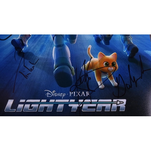 258 - Lightyear (2022) - a cast autographed 11x14