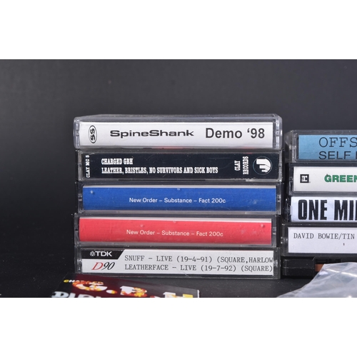 261 - Cassettes - a collection of assorted vintage cassette tapes to include punk and some demos / bootleg... 