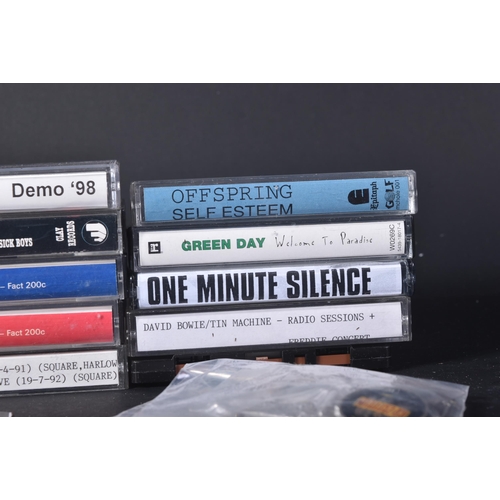 261 - Cassettes - a collection of assorted vintage cassette tapes to include punk and some demos / bootleg... 