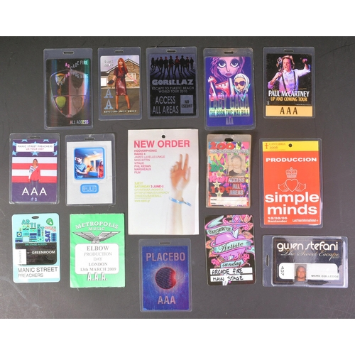 264 - Music Memorabilia - a large collection of assorted 1990s to 2000s crew / band backstage passes. All ... 