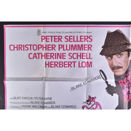 267 - The Return Of The Pink Panther (1975 Comedy film starring Peter Sellers) - original British quad cin... 