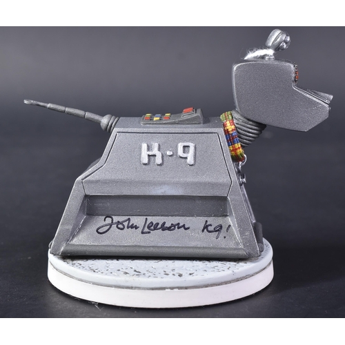 27 - Doctor Who - John Leeson (Voice Of K9) - autographed Robert Harrop resin figurine. Signed in black i... 