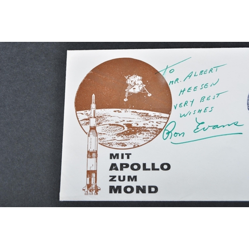 298 - Space Exploration - Ronald ' Ron ' Evans (1933-1990) - Apollo 17 - autographed 1970 European First D... 