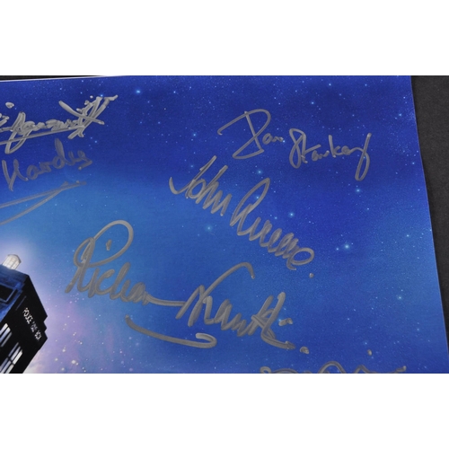 330 - Doctor Who - a multi-signed large format 16x12