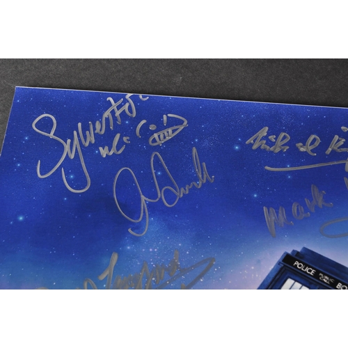 330 - Doctor Who - a multi-signed large format 16x12