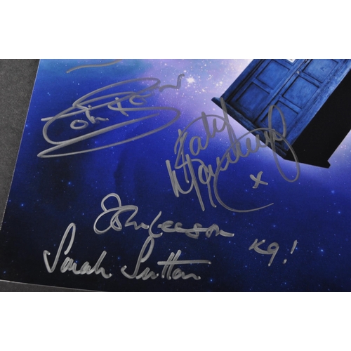 330 - Doctor Who - a multi-signed large format 16x12