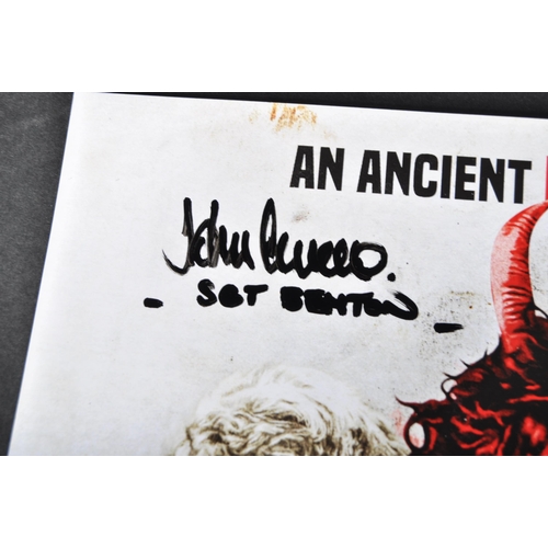 345 - Doctor Who - The Daemons - autographed poster from the classic Dr Who story. Signed to the front by ... 