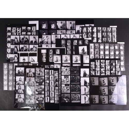 35 - From The Collection Of Valerie Leon - a large collection of x21 vintage modelling contact sheets. c1... 