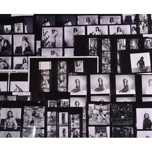 35 - From The Collection Of Valerie Leon - a large collection of x21 vintage modelling contact sheets. c1... 