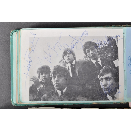 350 - Music Autographs - a unique collection of 1960s music related autographs, all personally obtained by... 