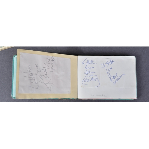 350 - Music Autographs - a unique collection of 1960s music related autographs, all personally obtained by... 