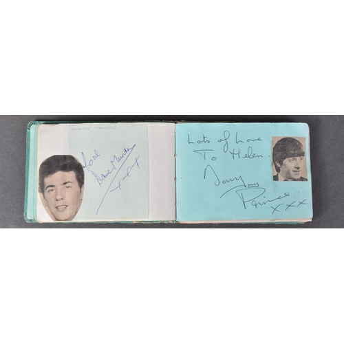 350 - Music Autographs - a unique collection of 1960s music related autographs, all personally obtained by... 