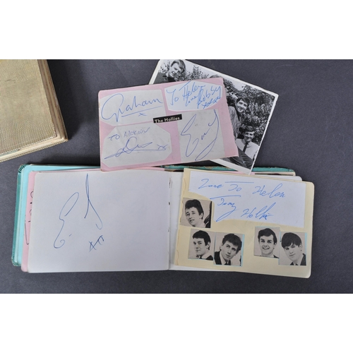 350 - Music Autographs - a unique collection of 1960s music related autographs, all personally obtained by... 