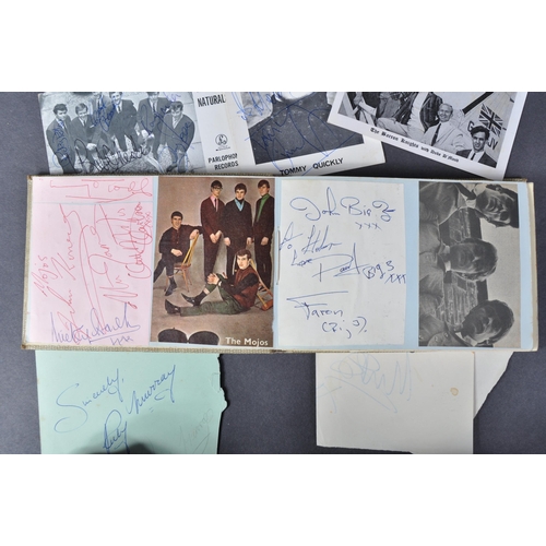 350 - Music Autographs - a unique collection of 1960s music related autographs, all personally obtained by... 