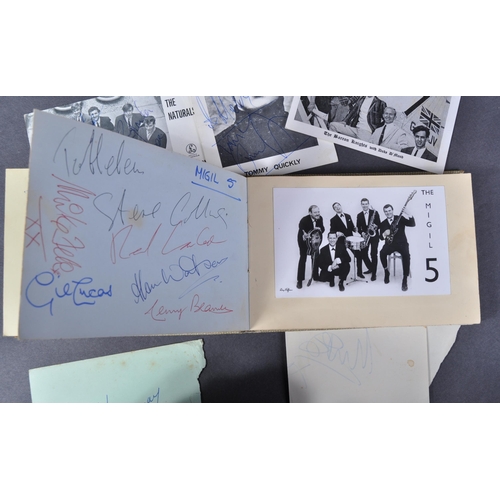 350 - Music Autographs - a unique collection of 1960s music related autographs, all personally obtained by... 