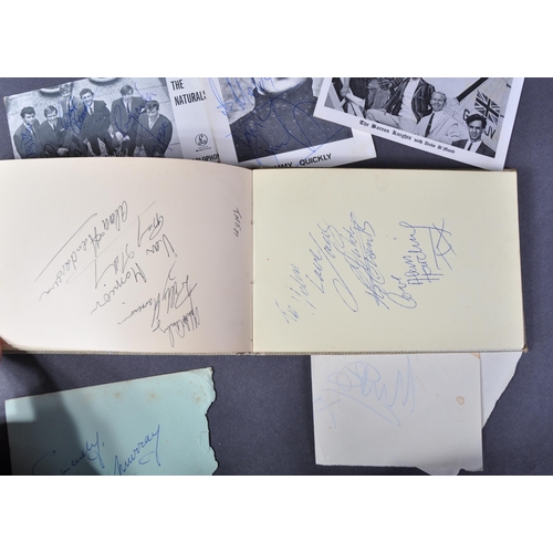 350 - Music Autographs - a unique collection of 1960s music related autographs, all personally obtained by... 