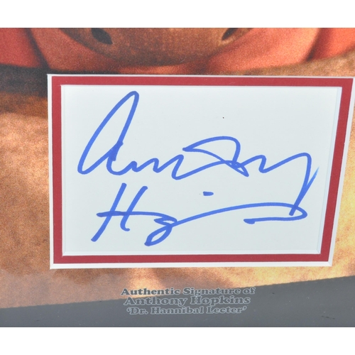 356 - The Silence Of The Lambs - Anthony Hopkins - Welsh Actor - an impressive autograph display featuring... 