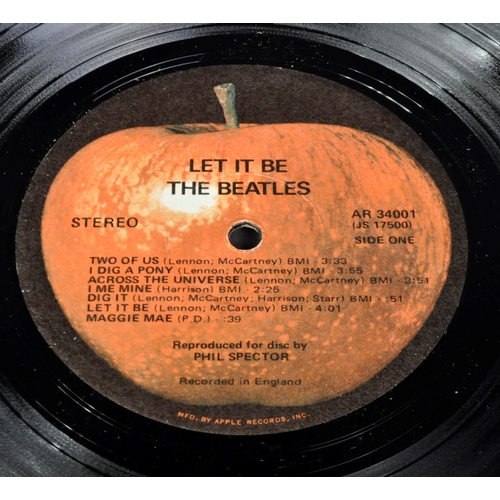 372 - From the collection of actor Michael Jayston – The Beatles - Let It Be - an original first pressing ... 