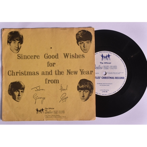 43 - The Beatles - original 1963 'The Beatles Christmas Record - Sincere Good Wishes For Christmas And Th... 