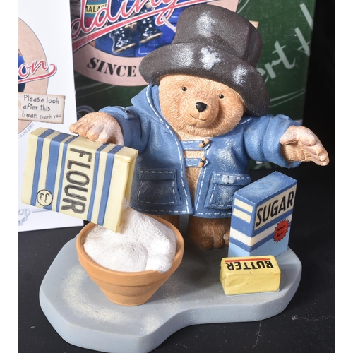 44 - Paddington – Robert Harrop – x2 figurines: PB02 Paddington Bakes A Cake and PB03 Paddington Feeds Th... 