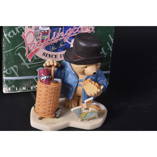 44 - Paddington – Robert Harrop – x2 figurines: PB02 Paddington Bakes A Cake and PB03 Paddington Feeds Th... 