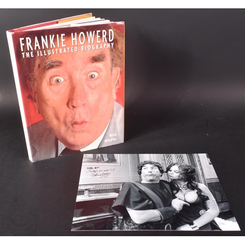 60 - From The Collection Of Valerie Leon - Frankie Howerd - two items of Howerd memorabilia from Leon's p... 