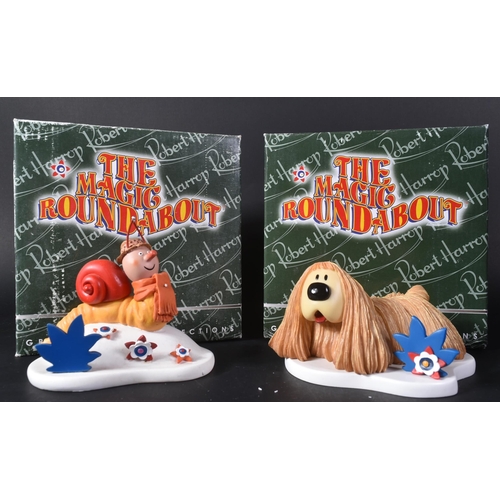 69 - The Magic Roundabout - Robert Harrop - x2 boxed figurines / statues: MR04 Brian and MR01 Dougal. Hig... 