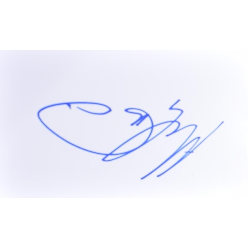 75 - Autographs - an autograph album c2015-2018, near-filled with celebrity signatures, largely actors an... 