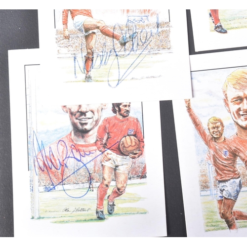 78 - England Football / World Cup 1966 - a collection of x10 Frames Of Mind Ltd official 'World Cup Winne... 