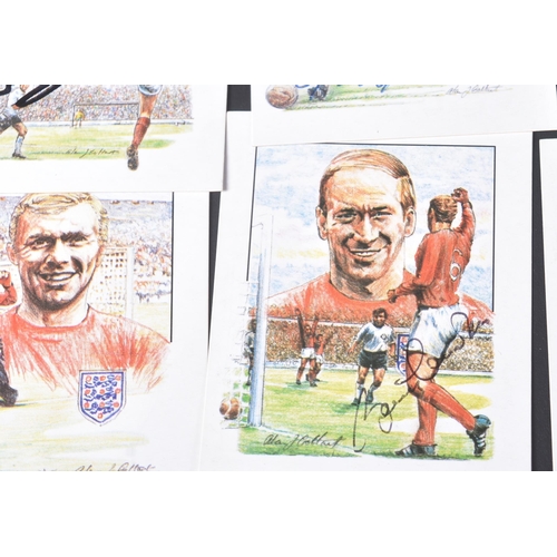 78 - England Football / World Cup 1966 - a collection of x10 Frames Of Mind Ltd official 'World Cup Winne... 