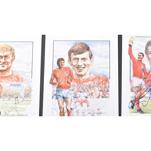 78 - England Football / World Cup 1966 - a collection of x10 Frames Of Mind Ltd official 'World Cup Winne... 