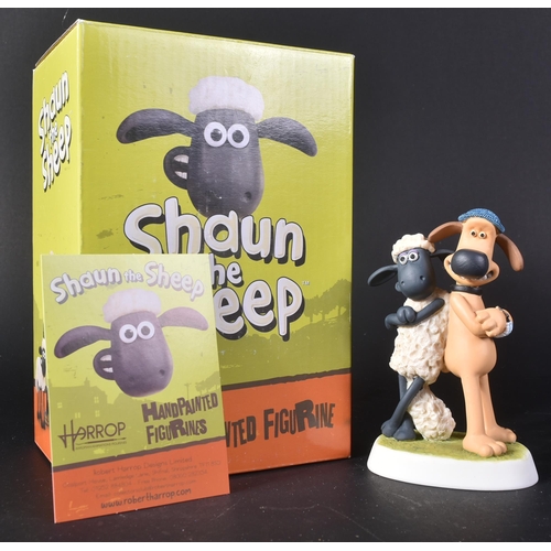 81 - Shaun The Sheep - Robert Harrop - WG24 ' Shaun The Sheep And Bitzer ' . Limited to 300. Highly detai... 