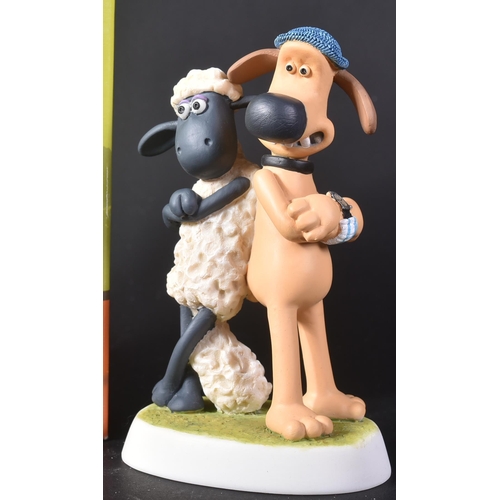 81 - Shaun The Sheep - Robert Harrop - WG24 ' Shaun The Sheep And Bitzer ' . Limited to 300. Highly detai... 