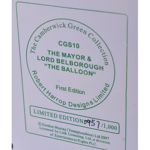 98 - Camberwick Green - Robert Harrop - a  Limited Edition resin statue CGS10 The Mayor & Lord Belborough... 