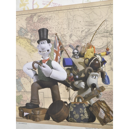 99 - Wallace & Gromit - Aardman Animations - The Great Reading Adventure - an original large format 'bus ... 