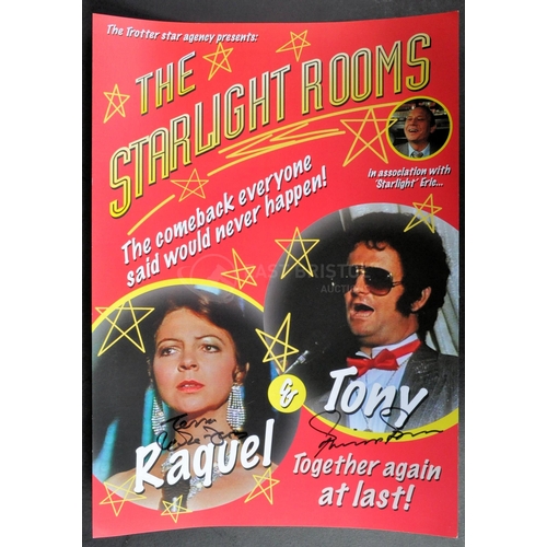 102 - Only Fools & Horses - The Starlight Rooms - a dual signed poster featuring a photograph of Tony Ange... 