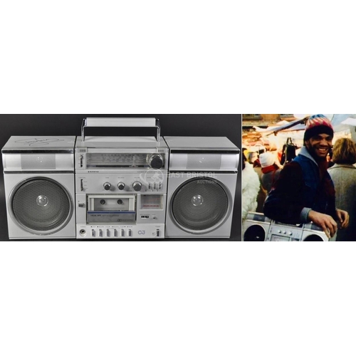 110 - Only Fools & Horses - an original vintage Sanyo C3 radio 'ghettoblaster' or 'boombox' - identical to... 