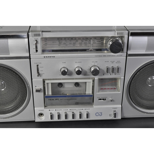 110 - Only Fools & Horses - an original vintage Sanyo C3 radio 'ghettoblaster' or 'boombox' - identical to... 